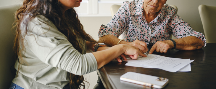 Power of attorney with her grandmother
